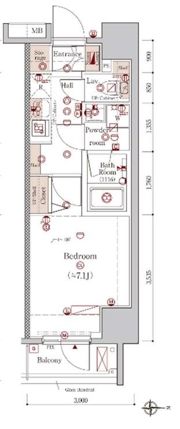 GENOVIA秋葉原skygardenの間取り画像