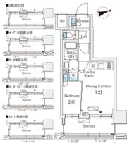 リビオメゾン御茶ノ水EASTの間取り画像