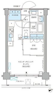 パークアクシス文京本郷の間取り画像