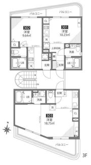 hanegi Rの間取り画像