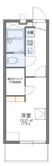 レオパレスアットホームの間取り画像