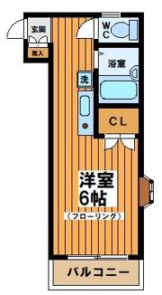ロイヤルハイムBの間取り画像