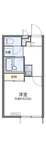 レオパレスビボの間取り画像