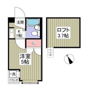 ブルーメアライ36B棟の間取り画像
