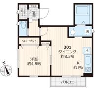 メゾンKの間取り画像