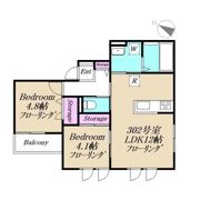 めぞん梅の里の間取り画像