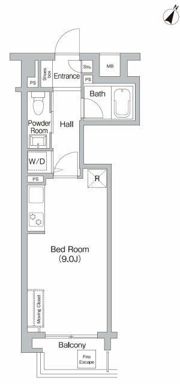 プライムアーバン三軒茶屋の間取り画像