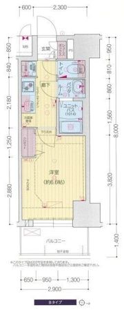 プレサンス大須観音ビザリアの間取り画像