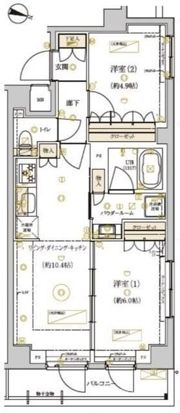 ドムス・スタイル武蔵小山の間取り画像