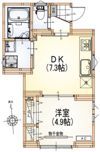 ジュネス竹町の間取り画像