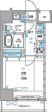 ジェノヴィア浅草Ⅲグリーンヴェールの間取り画像