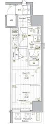 PREMIUM CUBE G 後楽園の間取り画像