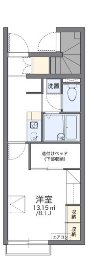 レオパレスライト Ⅱの間取り画像