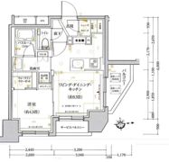 クリオ西日暮里ブライトマークスの間取り画像