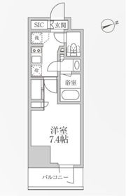 レジディア新御徒町Ⅱの間取り画像