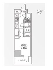 レジディア新御徒町Ⅱの間取り画像