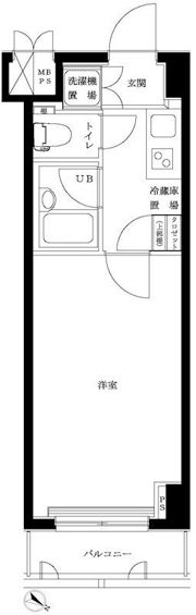ルーブル学芸大学六番館の間取り画像