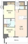 S-RESIDENCE高岳clarity(クラリティ)の間取り画像