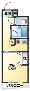 ハイツカプリーズの間取り画像