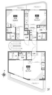 hanegi Rの間取り画像