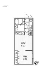 LEGALAND早稲田の間取り画像