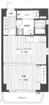五反田ニュースカイマンションの間取り画像