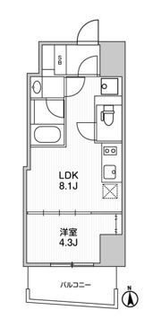 ALTERNA文京湯島の間取り画像