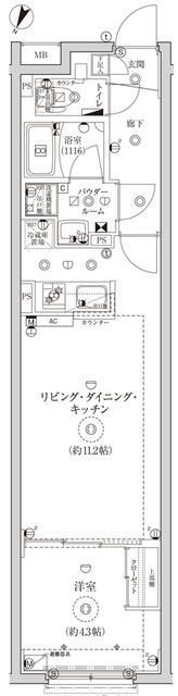 CREATIF池袋の間取り画像
