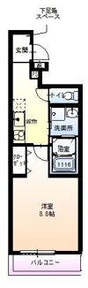 フジパレス鳳中町Ⅲ番館の間取り画像