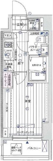 メインステージ南品川の間取り画像
