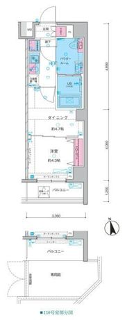 ガリシア中野新井薬師の間取り画像