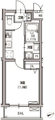 MDM早稲田の間取り画像