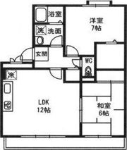 セレノ高石の間取り画像
