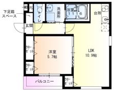フジパレス高石駅北の間取り画像