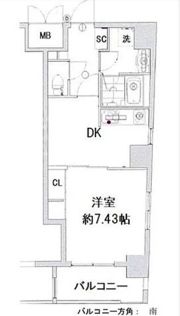 メイクスデザイン茅場町の間取り画像