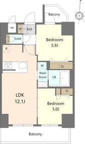 S-RESIDENCE高岳ardent(アーデント)の間取り画像