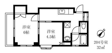 石沢ビルの間取り画像