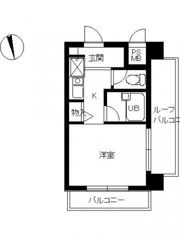 スカイコート早稲田第2の間取り画像