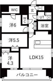 スプランディッド門前仲町の間取り画像