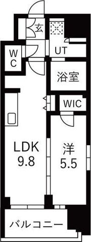 スプランディッド門前仲町の間取り画像