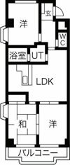 プレオール鳳の間取り画像