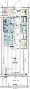 エステムコート名古屋金山ミッドクロスの間取り画像