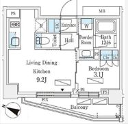 シーズンフラッツ町屋の間取り画像