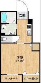 AFCレジデンスⅩⅩ豊田Aの間取り画像