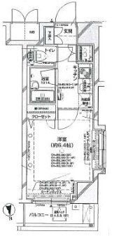 パレステュディオ早稲田ParkViewの間取り画像