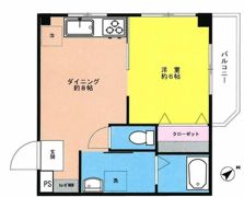 コーポ東豊の間取り画像