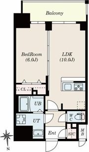 RICHED’OR古出来(旧S-RESIDENCE古出来一丁目)の間取り画像