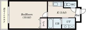 YOSHIX代官町の間取り画像