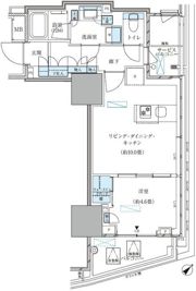 パークアクシス五反田スカイタワーの間取り画像