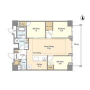 オアーゼ新宿市谷薬王寺の間取り画像